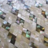 Sea Diamonds 0.7x1.2 Polished Shell, Mother of Pearl Mosaic 0