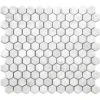 Carrara Hex 1X1 Honed Bianco Mosaic 0