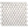 Carrara Hex 1X1 Polished Bianco Mosaic 0