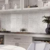 Carrara Hex 1X1 Polished Bianco Mosaic 3