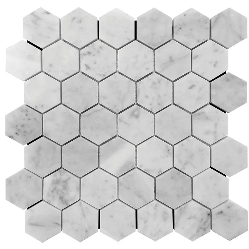 Carrara Hex 2X2 Honed 1.9X1.9 Bianco Mosaic 0