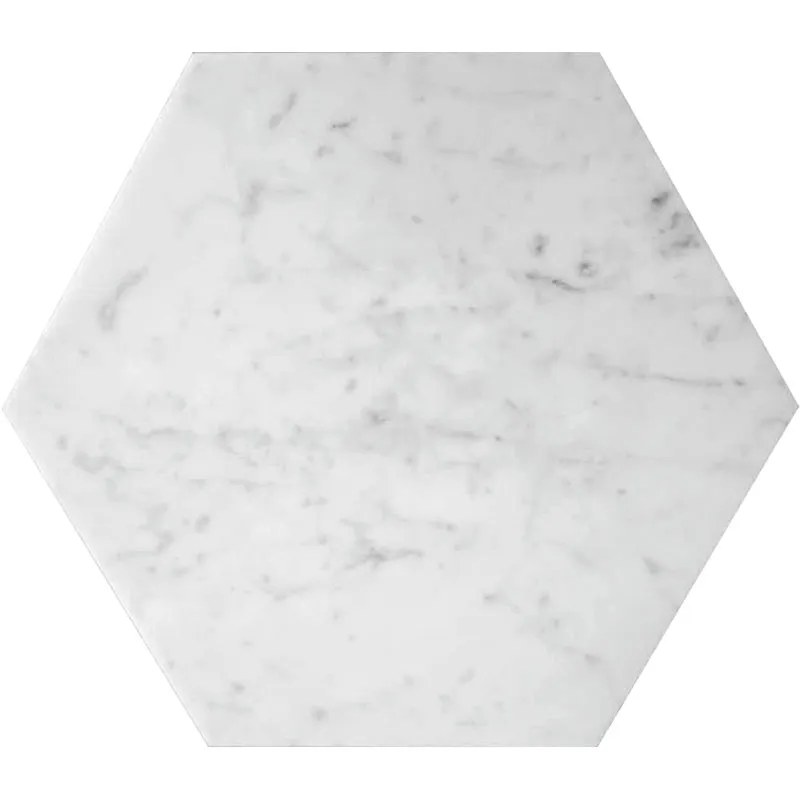 Carrara Hex 10X10 Honed 10 Bianco Tile 0