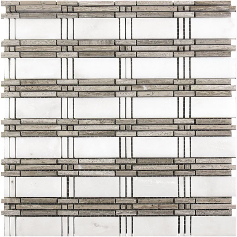 Seville 12X12 Polished Eastern White, Wooden Grey Tile 0