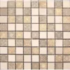 Legend 1 1.2X1.2 Textured, Foiled Stone Mosaic 1