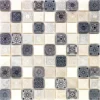 Legend 2 1.2X1.2 Textured, Foiled Stone Mosaic 0