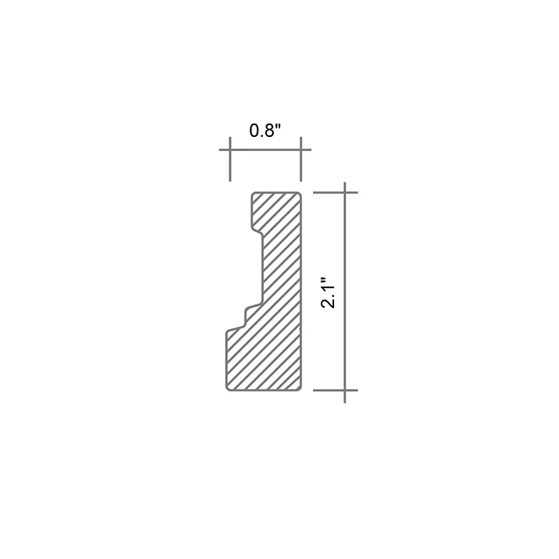 Bardiglio Metro Rail 2X0.8X12 Polished Nuvolato Trim 1