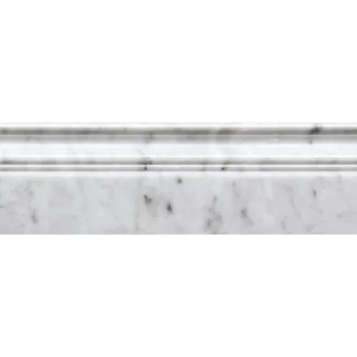 Carrara Base 4X0.8X12 Polished marble trim 0