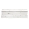 Carrara Metro Base 4X0.8X12 Polished marble trim 0