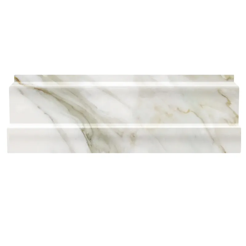 Calacatta Metro Base 4X0.8X12 Polished marble tile 0