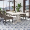 Merletto Azul 10.4X12 Polished Macaubas, Blue Celeste, Thassos, Carrara Tile 3