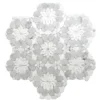 Merletto Bianco 10.4X12 Polished Thassos, Calacatta, Carrara Tile 1