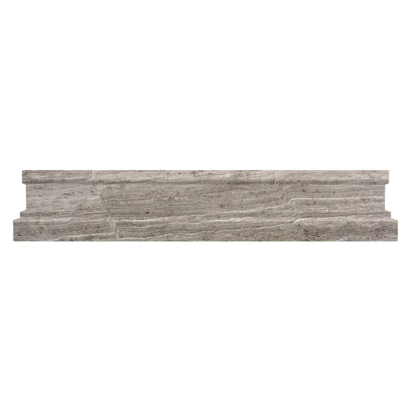 Wooden Grey Metro Rail 2X0.8X12 Polished marble tile 0