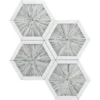 Sapou 10.75X12.46 Glossy Zebrino, Dolomite Tile 1