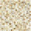 Amber Rock 0.6X0.6 Glossy Glass Mosaic 0