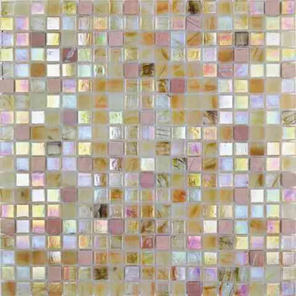 Amber Crema 0.6X0.6 Glossy Glass Mosaic 1