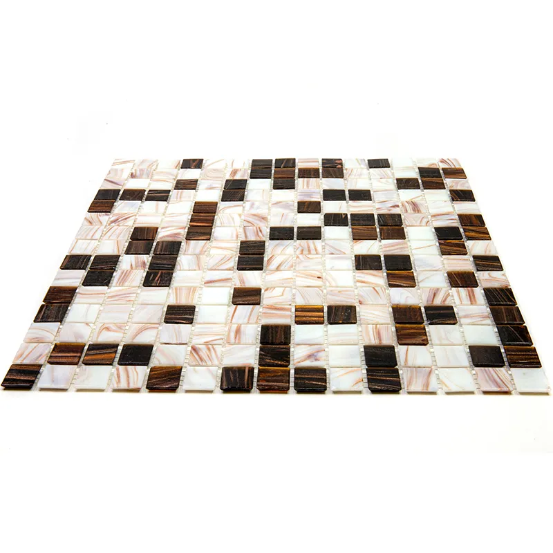 Coffee 0.8X0.8 Glossy Glass Mosaic 5