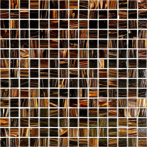 Tobacco 0.8X0.8 Glossy Glass Mosaic 0