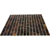 Tobacco 0.8X0.8 Glossy Glass Mosaic 4