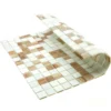 Latte 0.8X0.8 Glossy Glass Mosaic 1