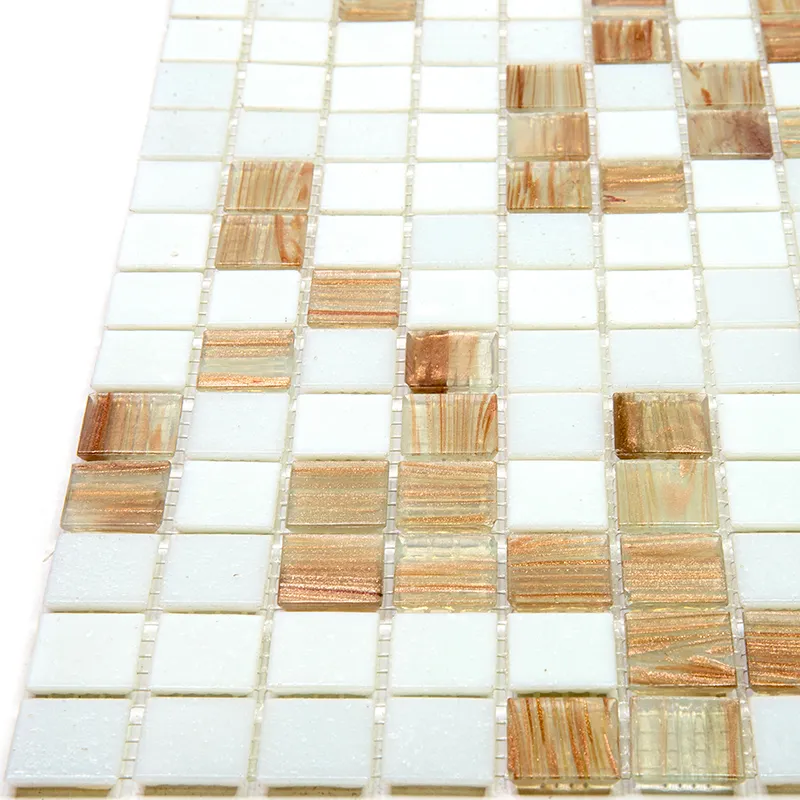 Latte 0.8X0.8 Glossy Glass Mosaic 4