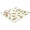 Latte 0.8X0.8 Glossy Glass Mosaic 5