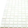 Snow 0.8X0.8 Glossy Glass Mosaic 4