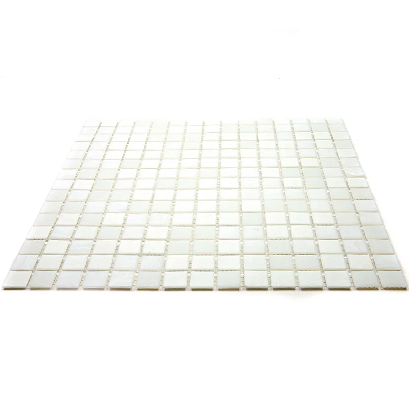 Snow 0.8X0.8 Glossy Glass Mosaic 5