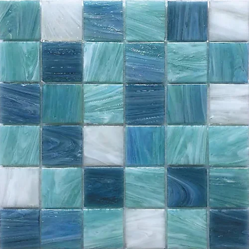 Mix48-Gr731 2X2 Glossy Glass Mosaic 0