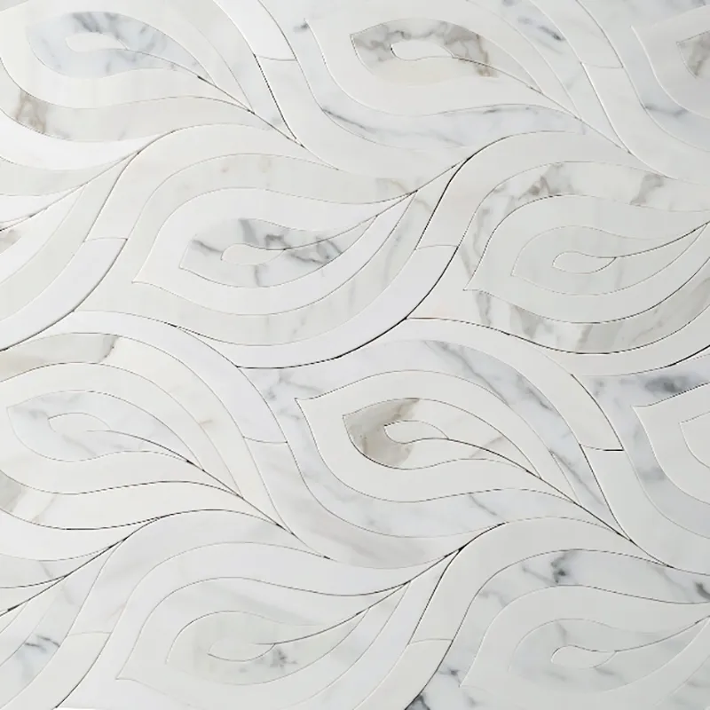 Catherine 10.3X12 Polished Marble Tile 0