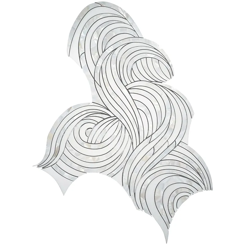 Josephine 9.6X13 Polished Marble Tile 0