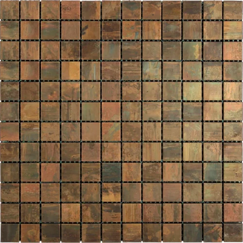 Copper Rim 1X1 Matte Metal mosaic 0