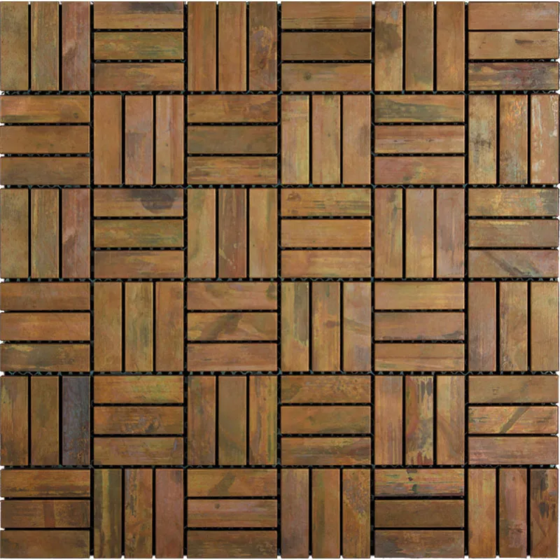 Copper Mesa 0.6X2 Matte Metal mosaic 0