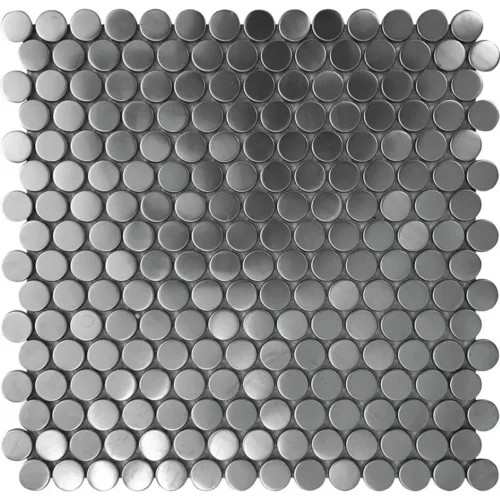 Metal Circle 0.8X0.8 Polished mosaic 0