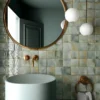 Moda Celadon 2.5X8 2.58X7.9 Glossy Ceramic tile 1