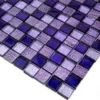 Purple Rain 1Х1 Polished, Foiled Glass, Resin, Stone Mosaic 1