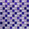 Purple Rain 1Х1 Polished, Foiled Glass, Resin, Stone Mosaic 3