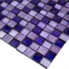 Purple Rain 1Х1 Polished, Foiled Glass, Resin, Stone Mosaic 4