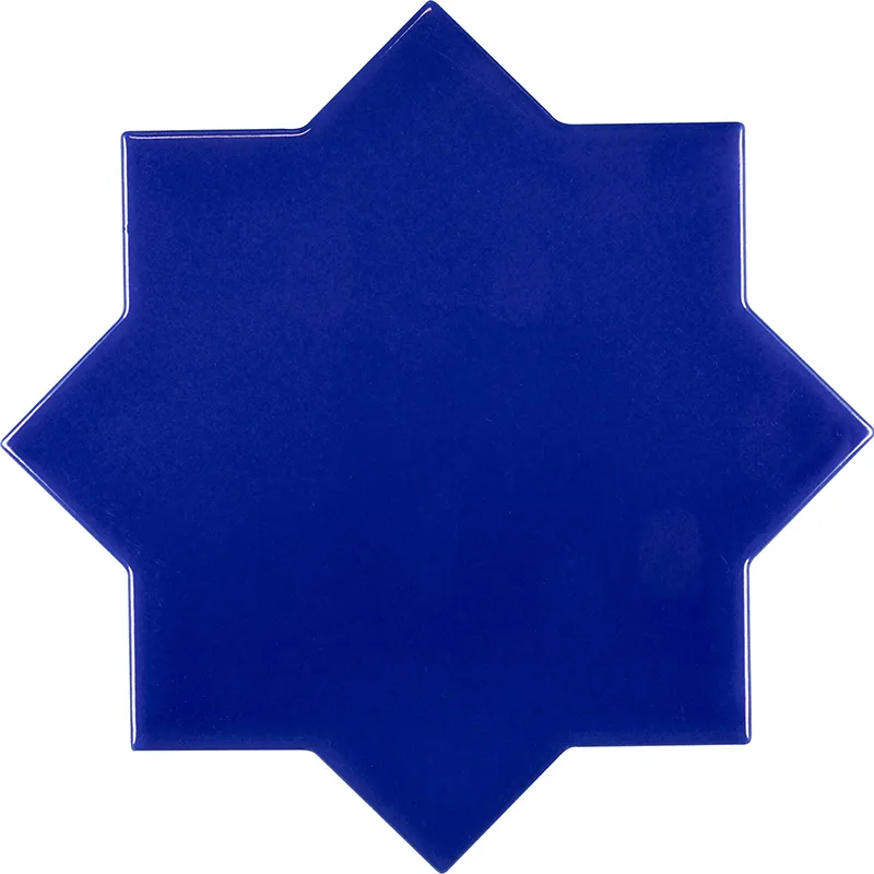 Moorish Azul Star 5.35X5.35 Glossy Ceramic Tile 0