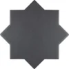 Moorish Black Star 5.35X5.35 Matte Ceramic Tile 0