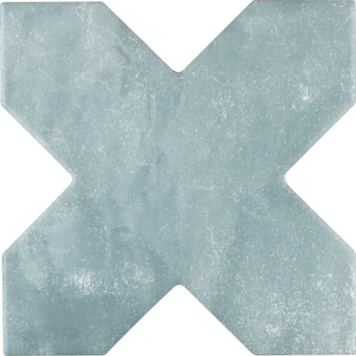 Moorish Green Cross 5.35X5.35 Matte Ceramic Tile 0