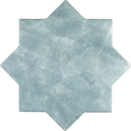 Moorish Green Star 5.35X5.35 Matte Ceramic Tile 0