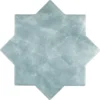 Moorish Green Star 5.35X5.35 Matte Ceramic Tile 1