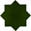 Moorish Verde Star 5.35X5.35 Glossy Ceramic Tile 1