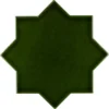 Moorish Verde Star 5.35X5.35 Glossy Ceramic Tile 0