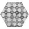 Movement Hexagon Deco Grey 9.9X9.9 Matte Porcelain tile 1