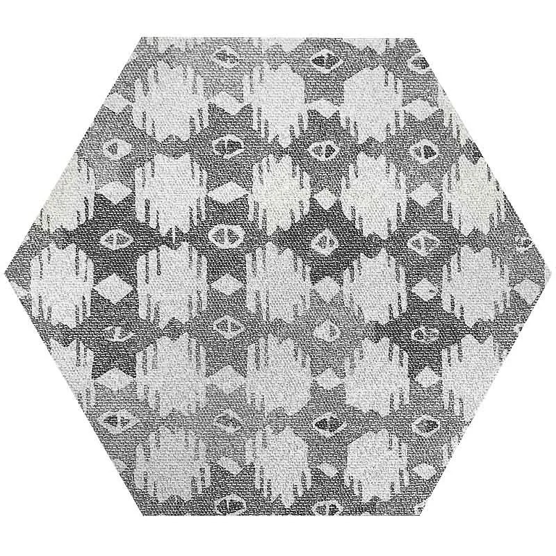 Movement Hexagon Deco Grey 9.9X9.9 Matte Porcelain tile 1