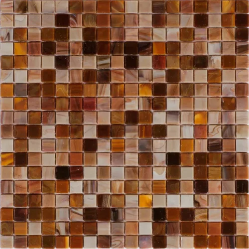 Nb-Br611 0.6X0.6 Glossy Glass Mosaic 0