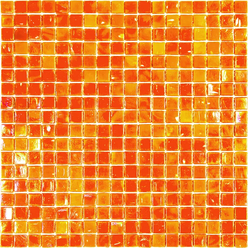 Nb-Or806 0.6X0.6 Glossy Glass Mosaic 0