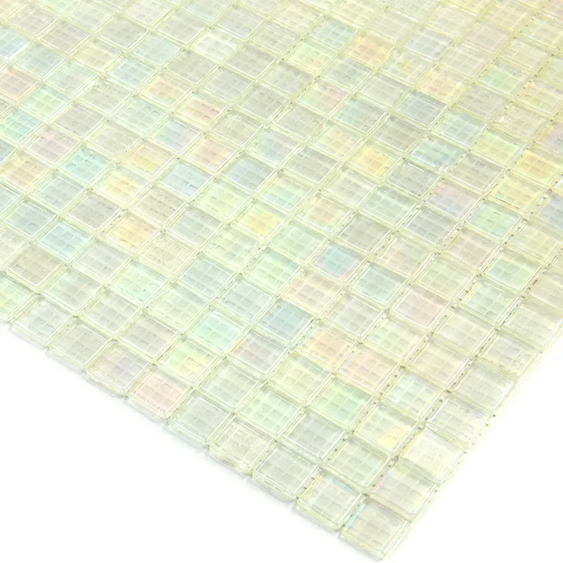 Nb-Wh111 0.6X0.6 Glossy Glass Mosaic 1