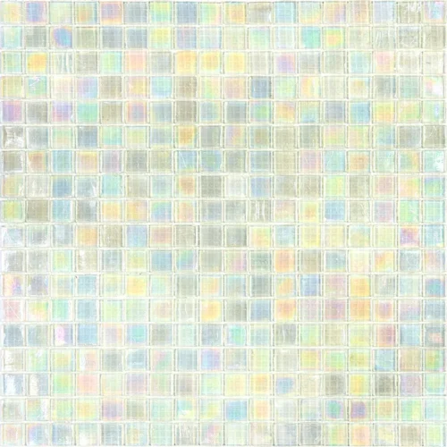 Nb-Wh111 0.6X0.6 Glossy Glass Mosaic 0